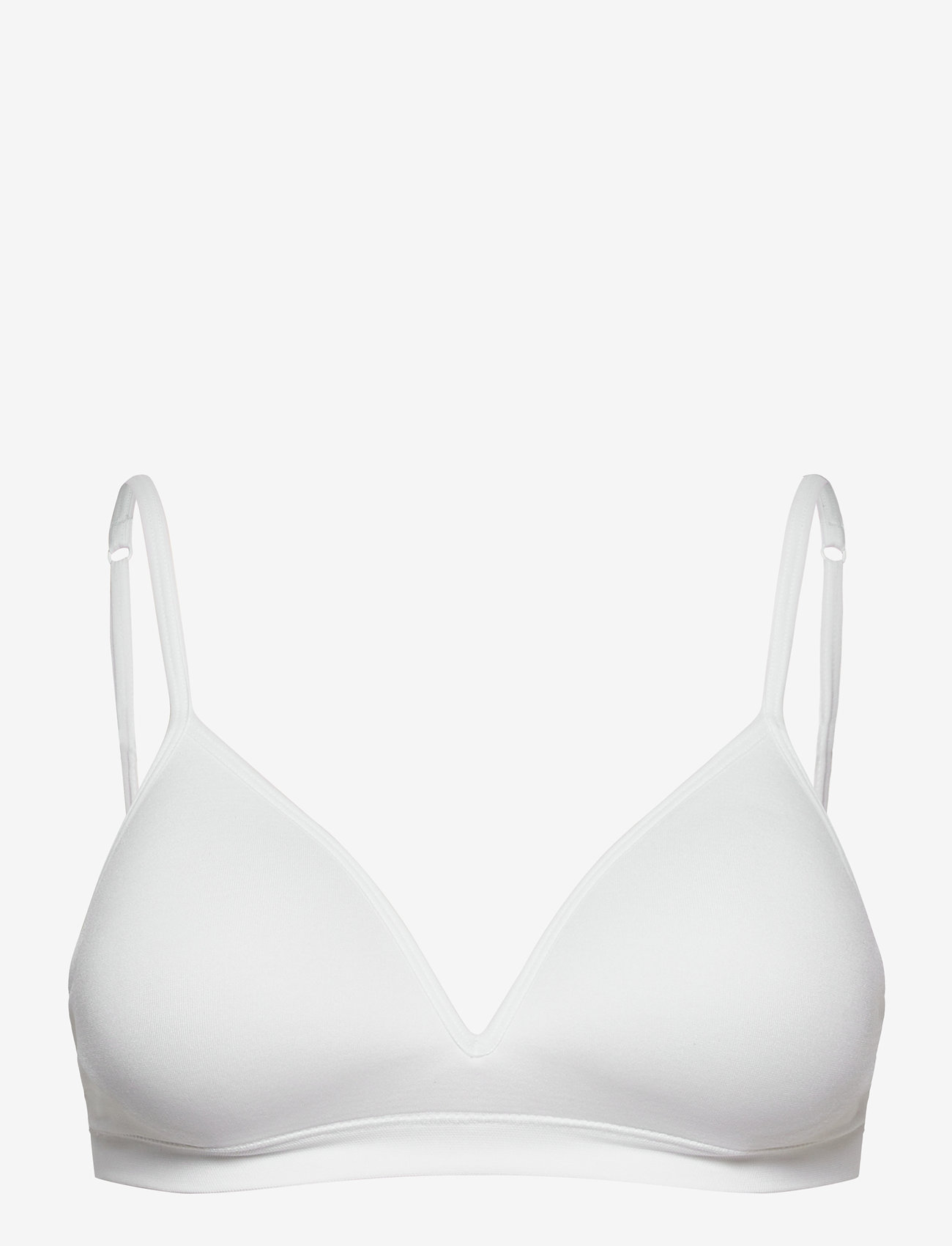 Lindex - Bra soft seamless   Petite - bygellösa bh:ar - white - 1