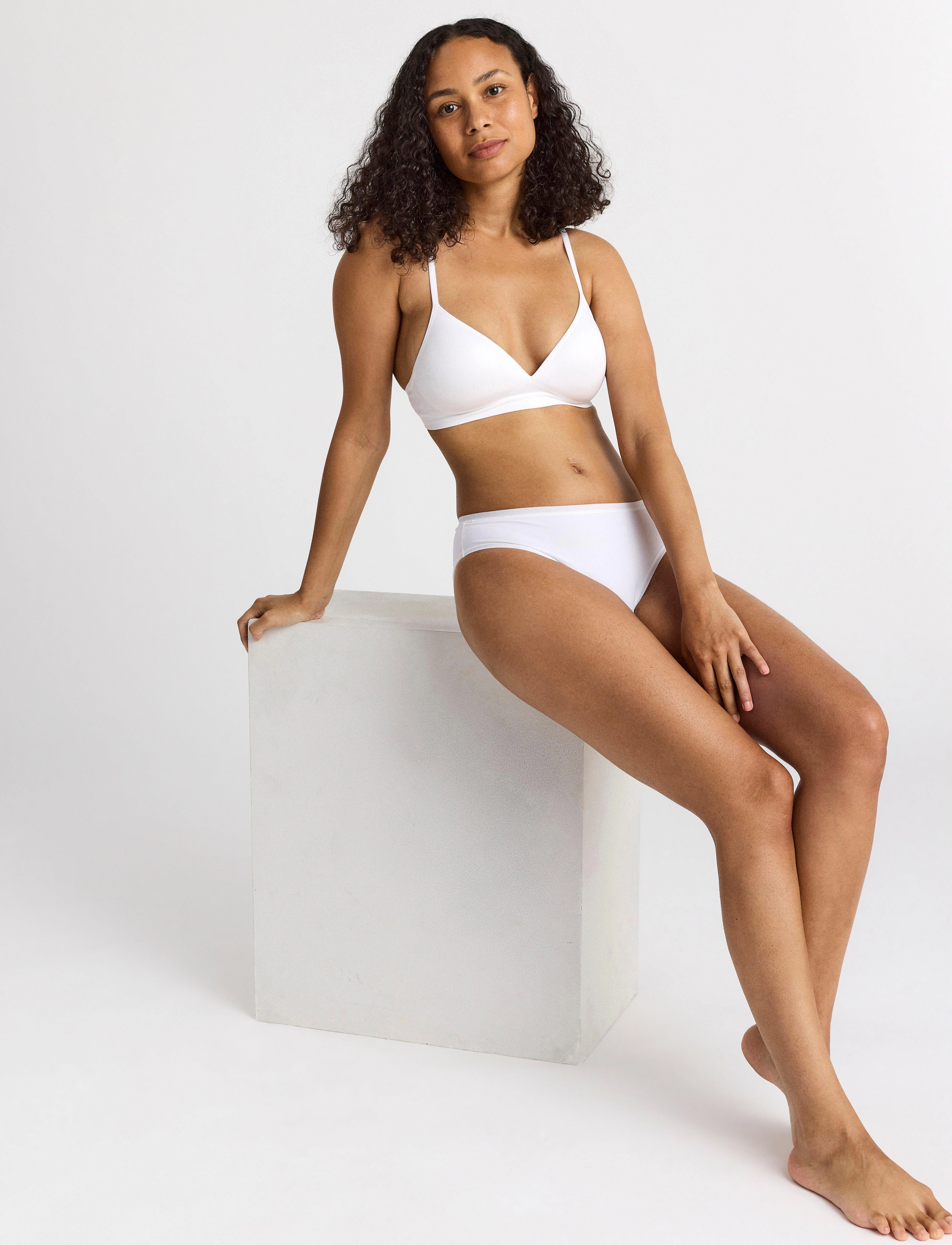 Lindex - Bra soft seamless   Petite - non wired bras - white - 3