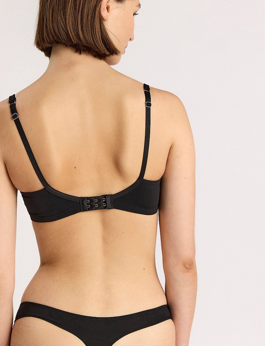 Lindex - Bra t-shirt bra Colin clean - t-särkide rinnahoidjad - black - 3
