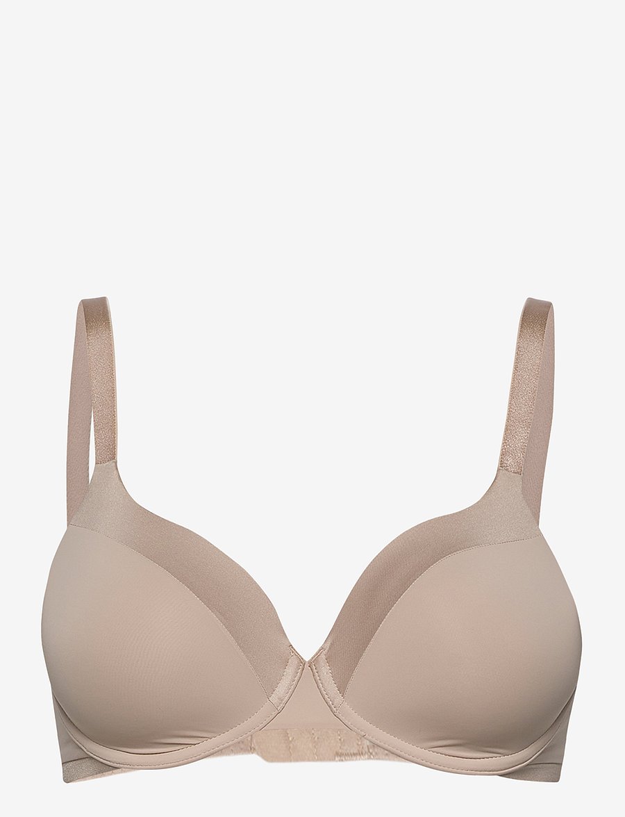 Lindex - Dahlia t-shirt bra - visiškai krūtis dengiančios liemenėlės - beige - 1