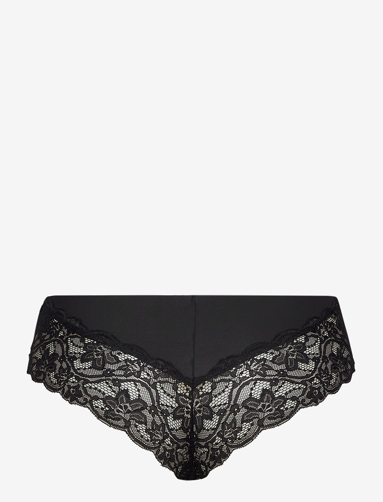 Lindex - Brief Fanny Brazilian low invi - black - 1