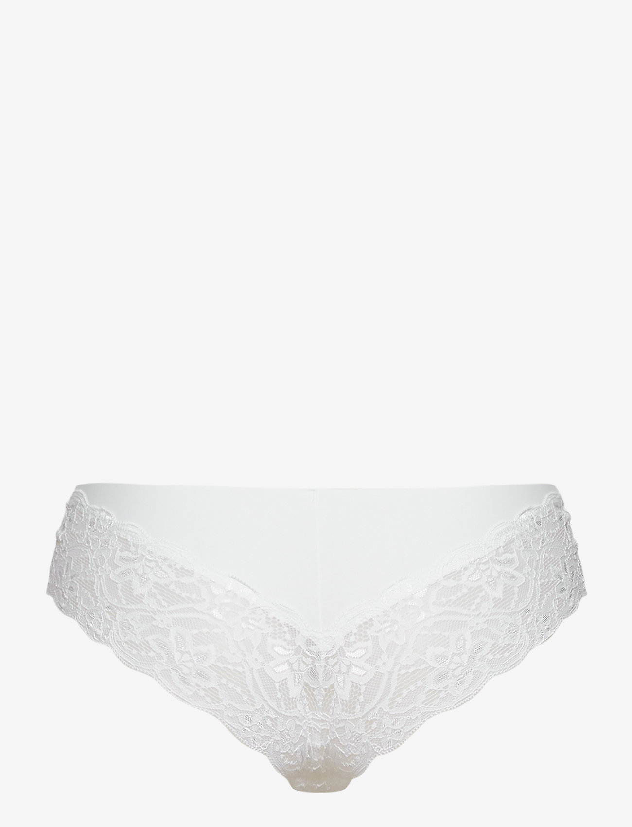 Lindex - Brief Fanny Brazilian low invi - white - 1