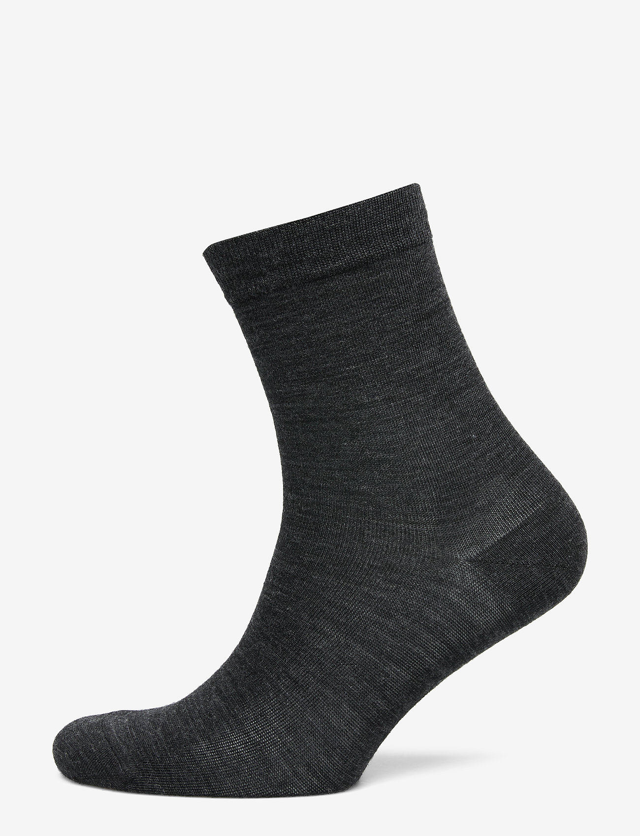 Lindex - Sock Merino wool - offblack melange - 0