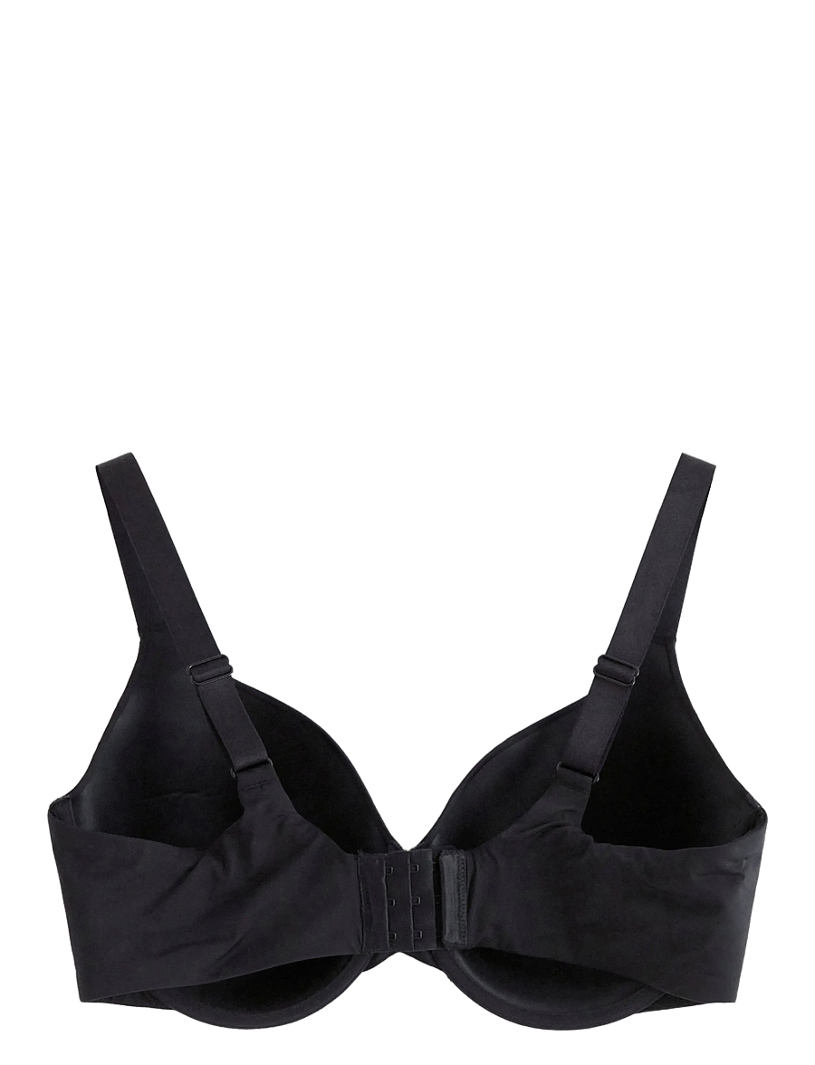 Lindex - Dahlia T-shirt Bra - helkupa bh:ar - black - 2