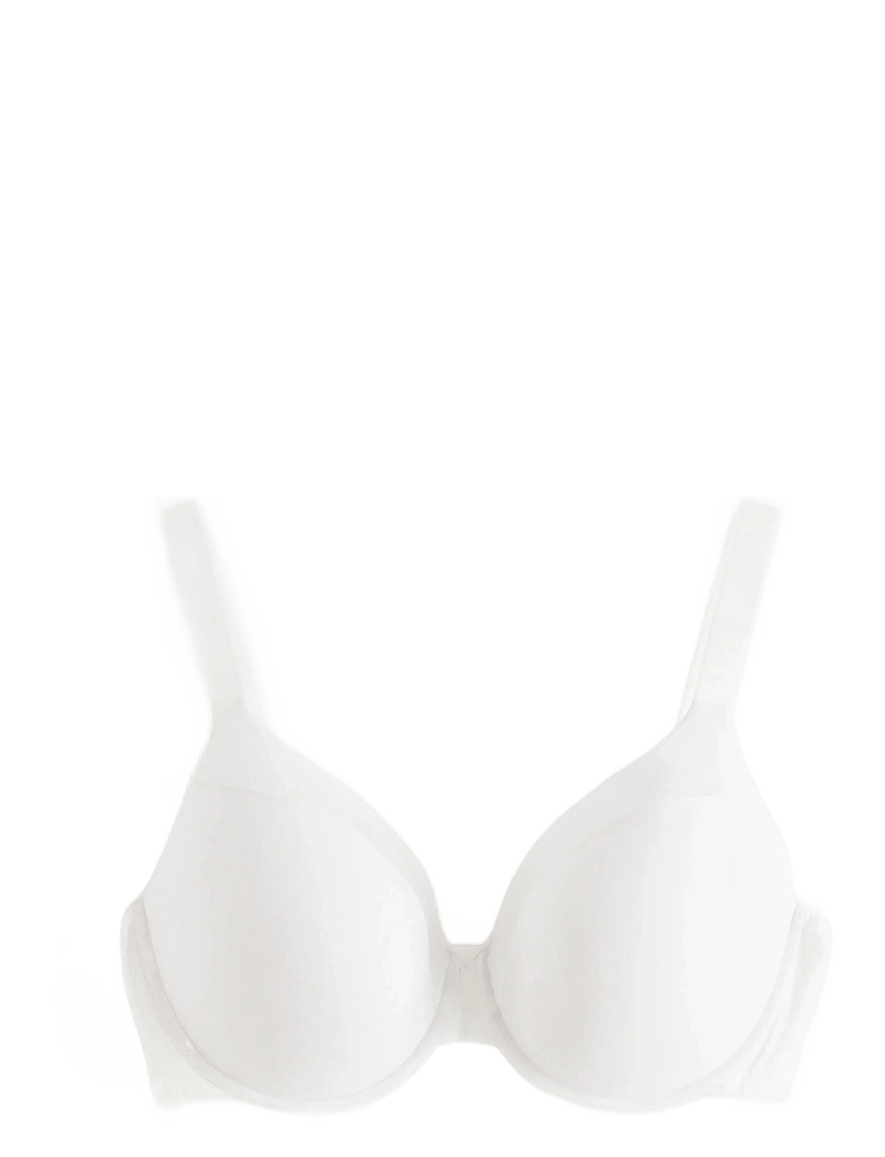 Lindex - Bra Dahlia Matt Shiny plus - helkupa bh:ar - white - 1