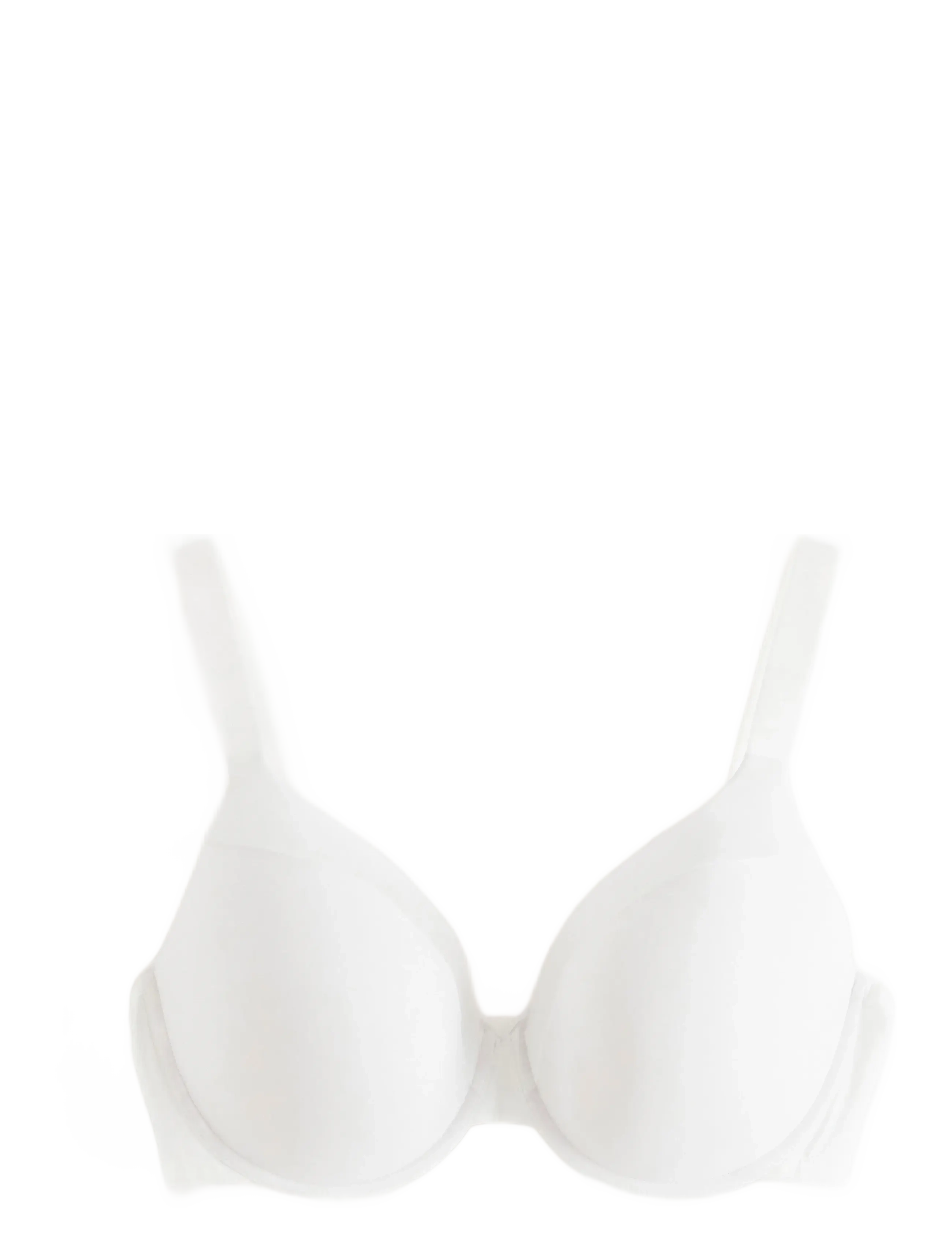 Lindex - Dahlia T-shirt Bra - visiškai krūtis dengiančios liemenėlės - white - 1