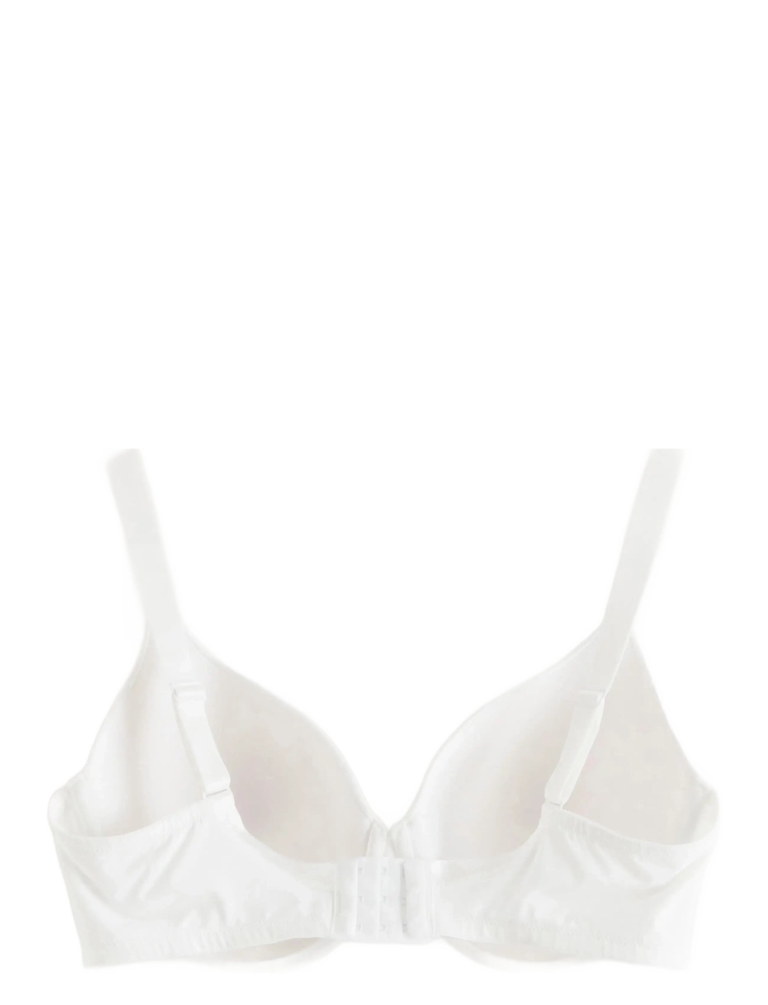 Lindex - Dahlia T-shirt Bra - visiškai krūtis dengiančios liemenėlės - white - 2