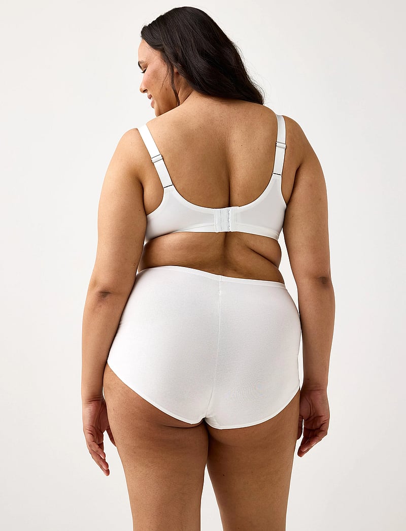 Lindex - Bra Dahlia Matt Shiny plus - helkupa bh:ar - white - 3