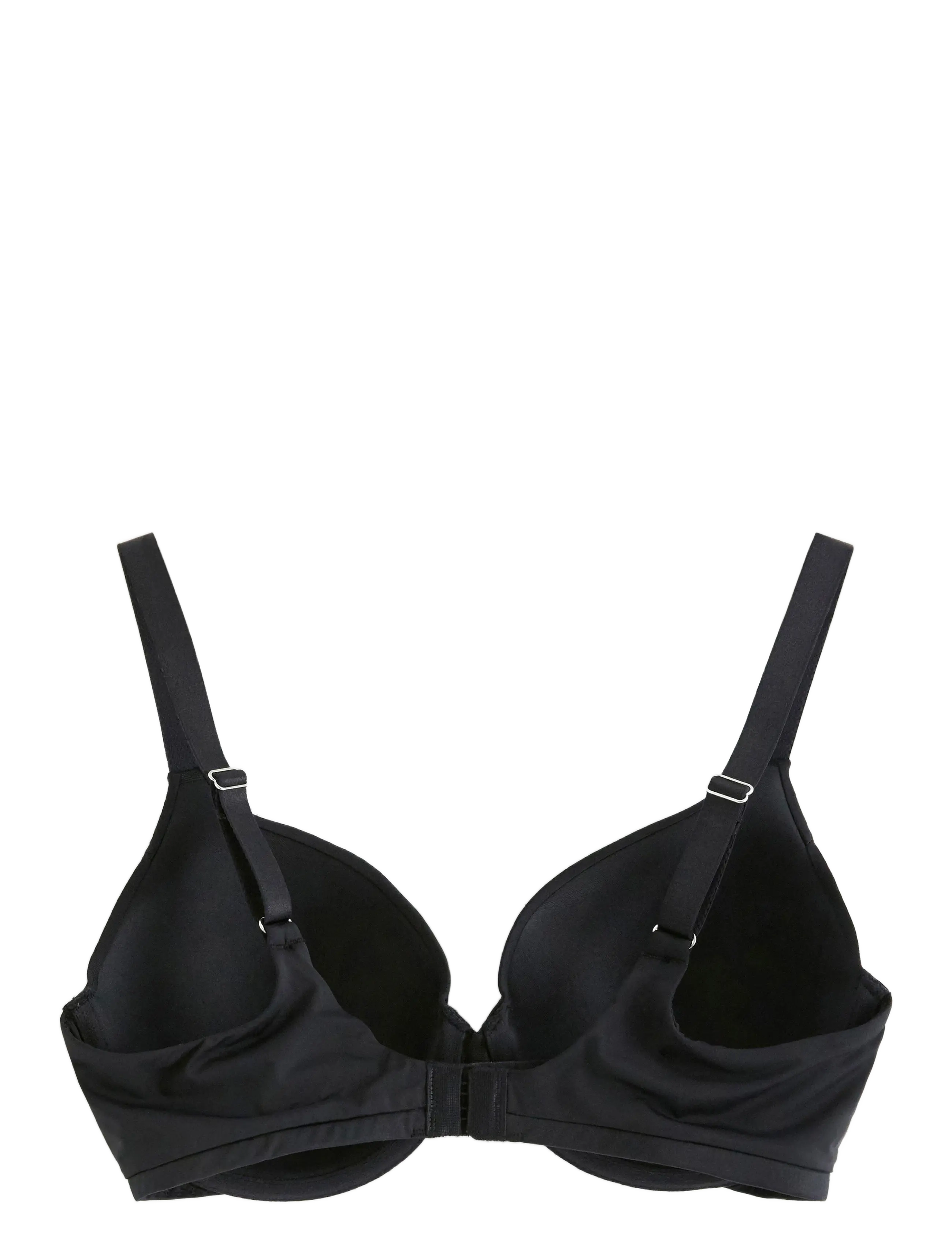 Lindex - Bra Dahlia Shiny Matt - full-cup rinnahoidjad - black - 2