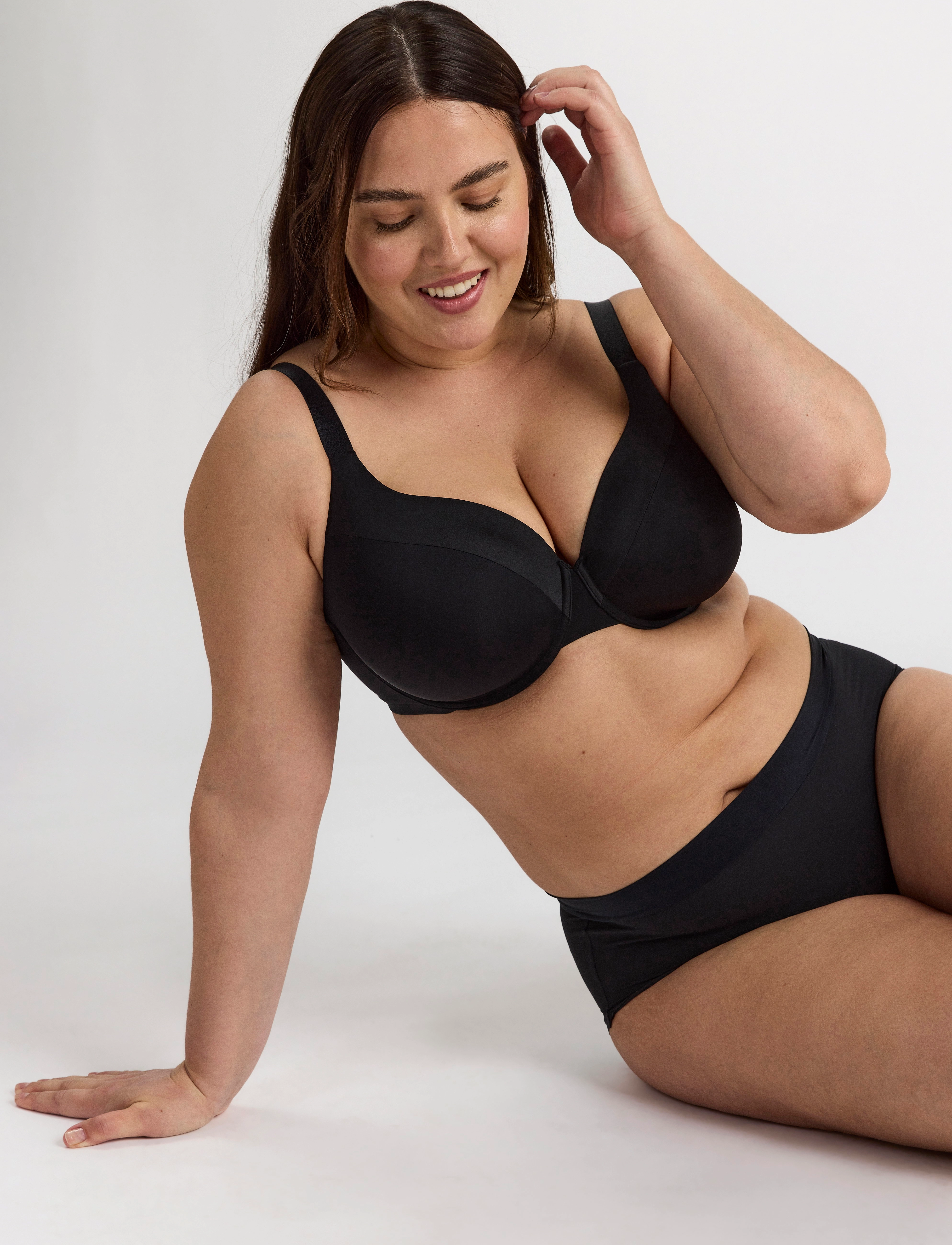 Lindex Bra Dahlia Shiny Matt bygellös bh dam – bild 5