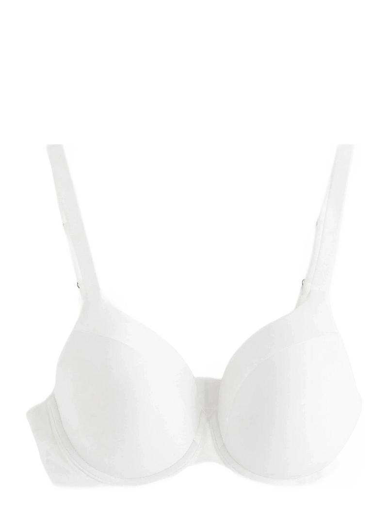 Lindex - Bra Dahlia Shiny Matt - fuldskåls bh'er - white - 1