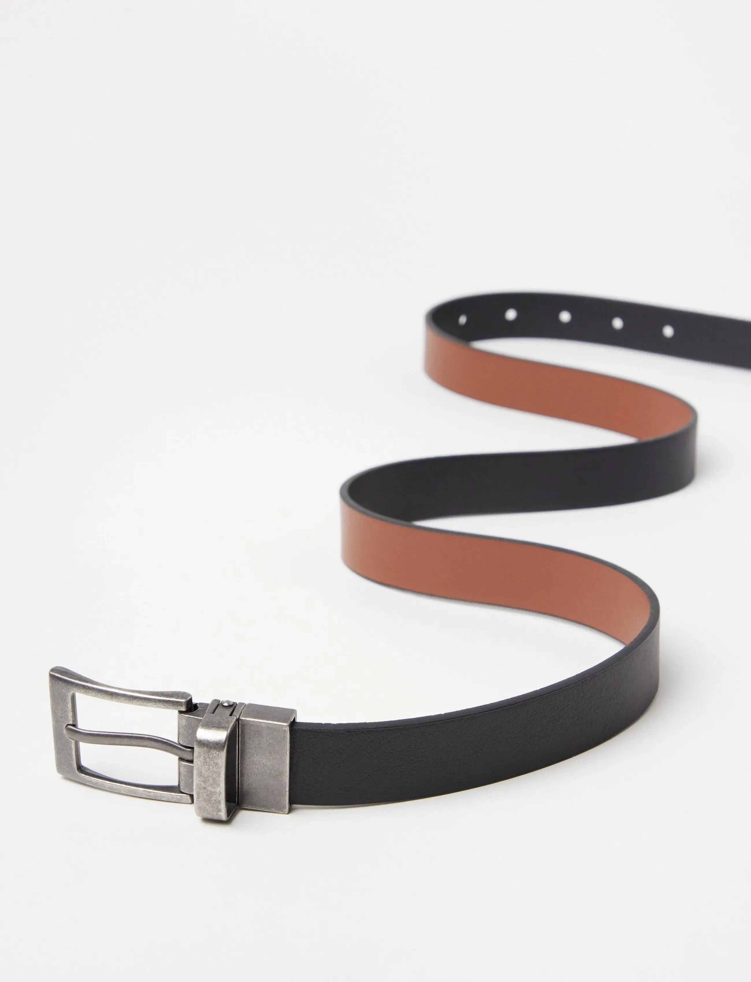 Lindex - Reversible Belt - black - 2