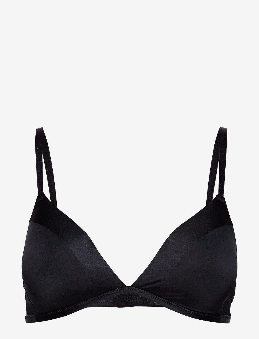 Lindex - Bra Mynta Matt Shiny - t-paitaliivit - black - 1