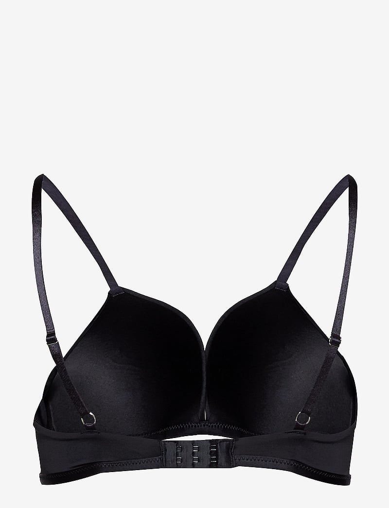 Lindex - Bra Mynta Matt Shiny - t-shirt bras - black - 2