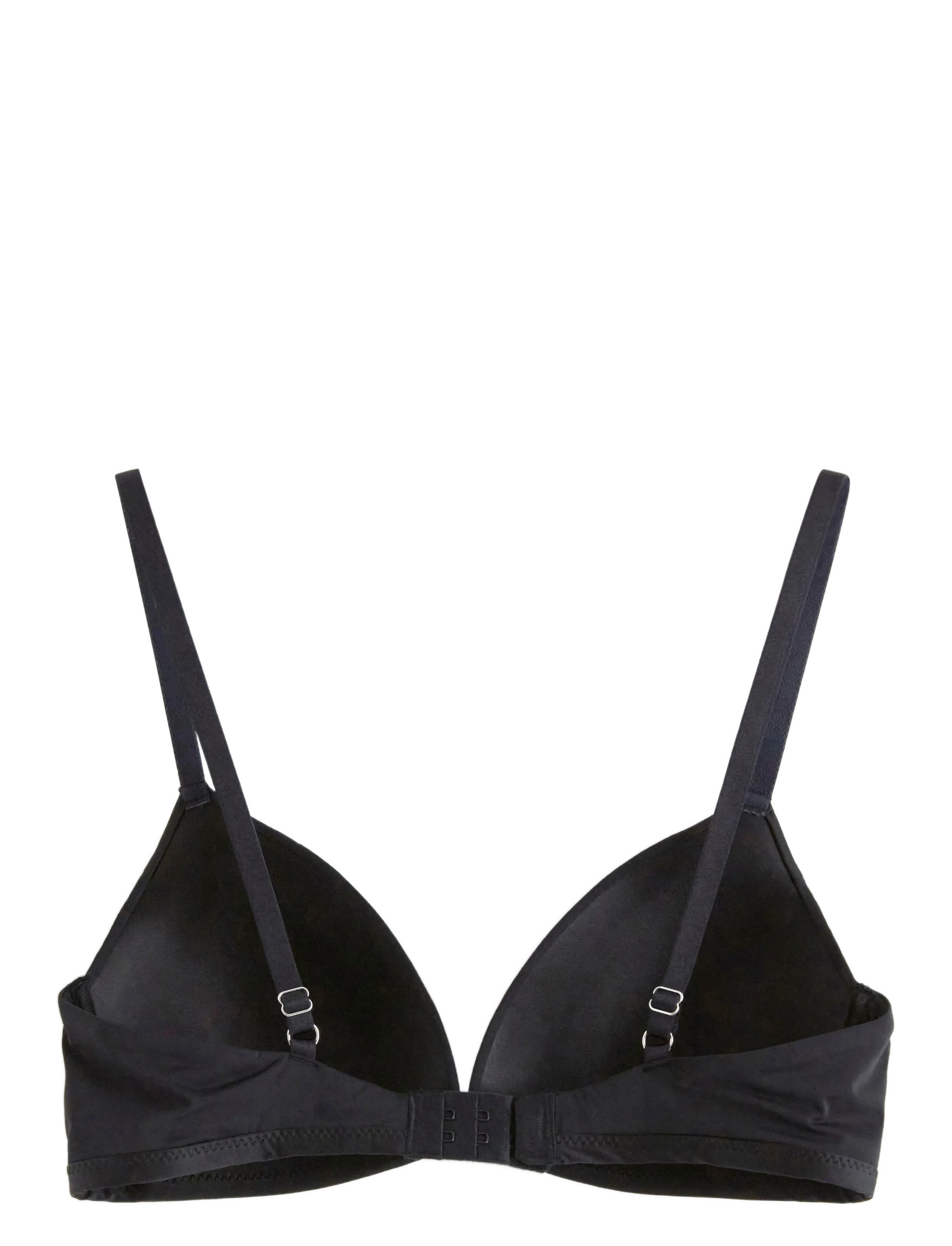 Lindex - Bra Mynta Matt Shiny - po marškinėliais dėvimos liemenėlės - black - 2