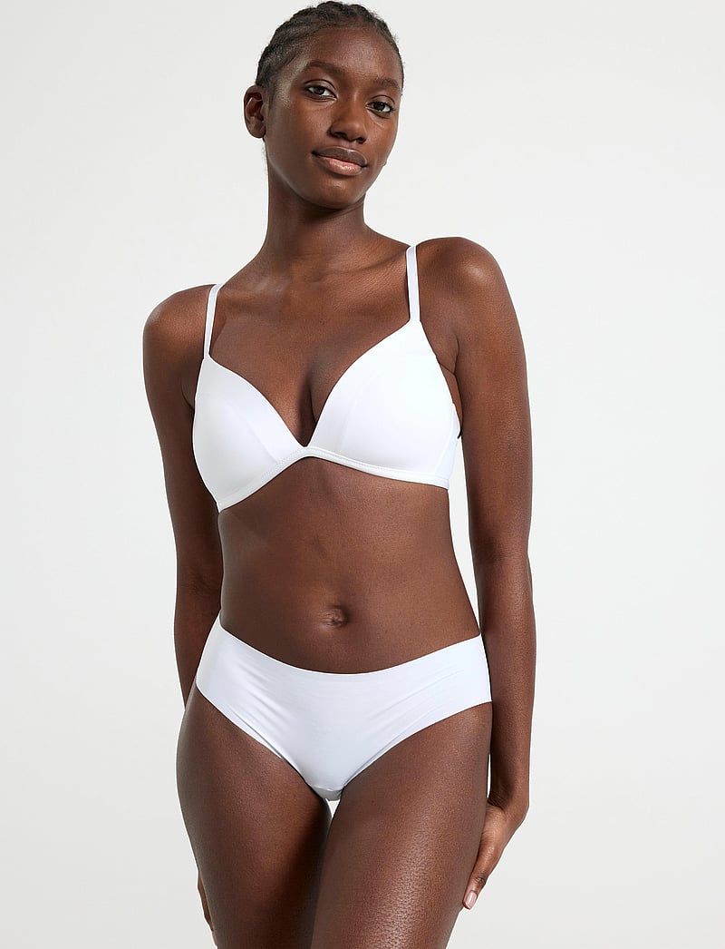 Lindex - Bra Mynta Matt Shiny - t-shirt bhs - white - 0