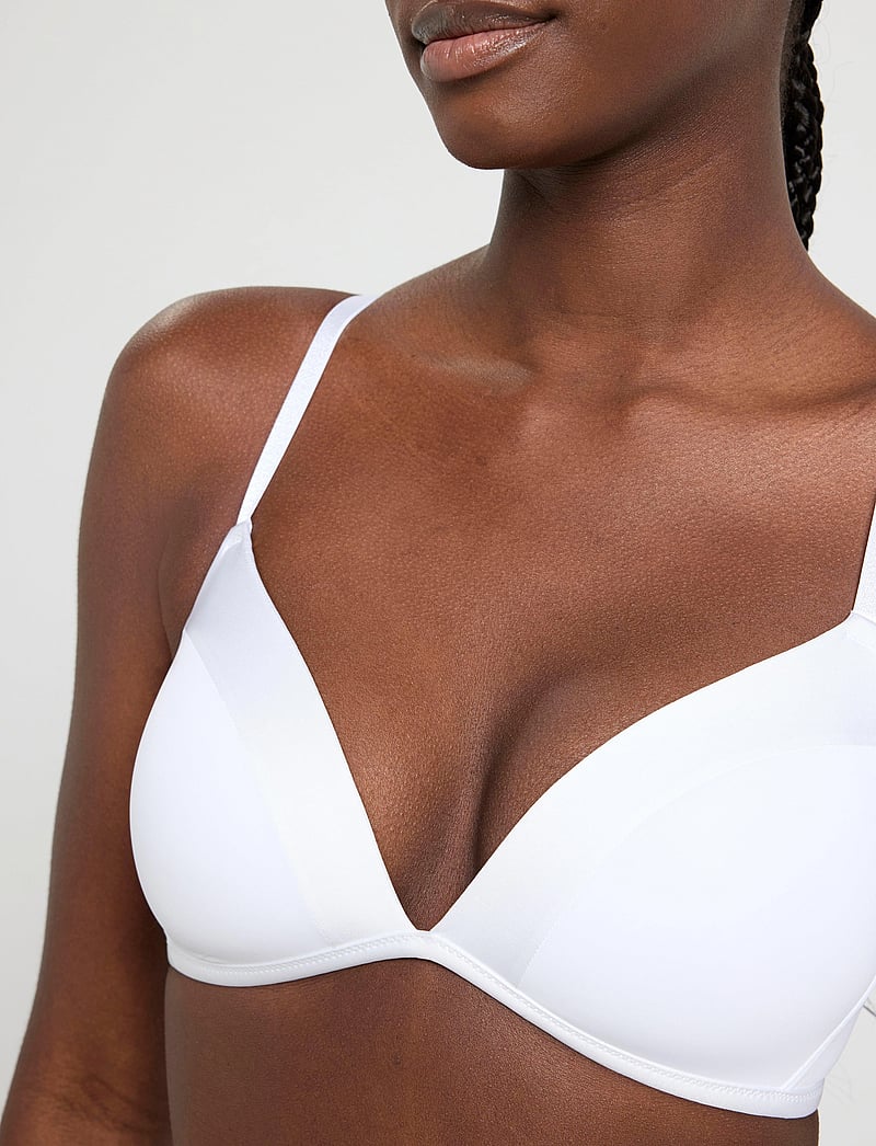 Lindex - Mynta wirefree bra - t-shirt bhs - white - 3