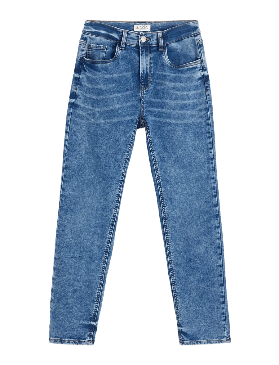 Lindex - STAFFAN Straight regular waist jersey jeans - regular jeans - denim - 1