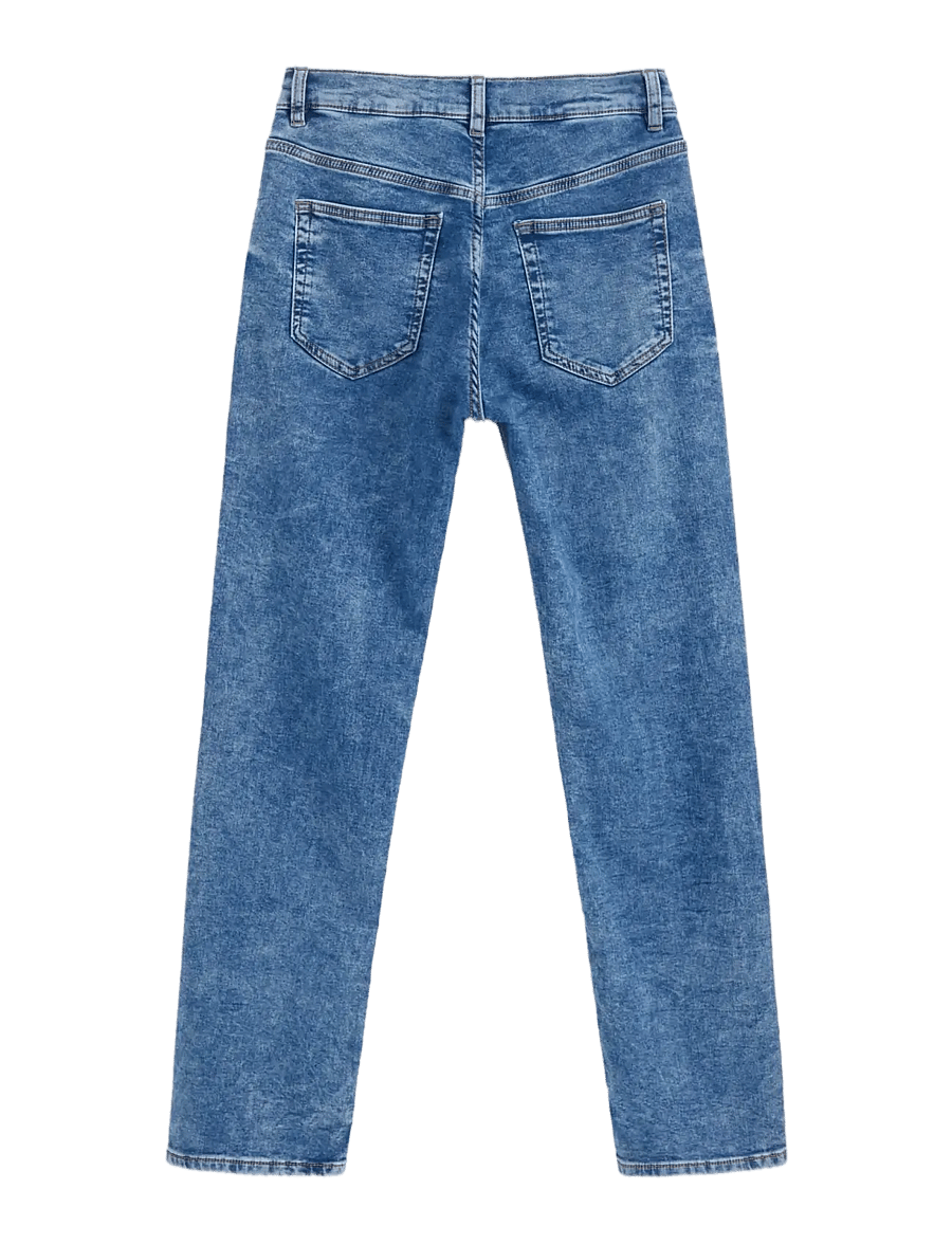 Lindex - STAFFAN Straight regular waist jersey jeans - regular jeans - denim - 2