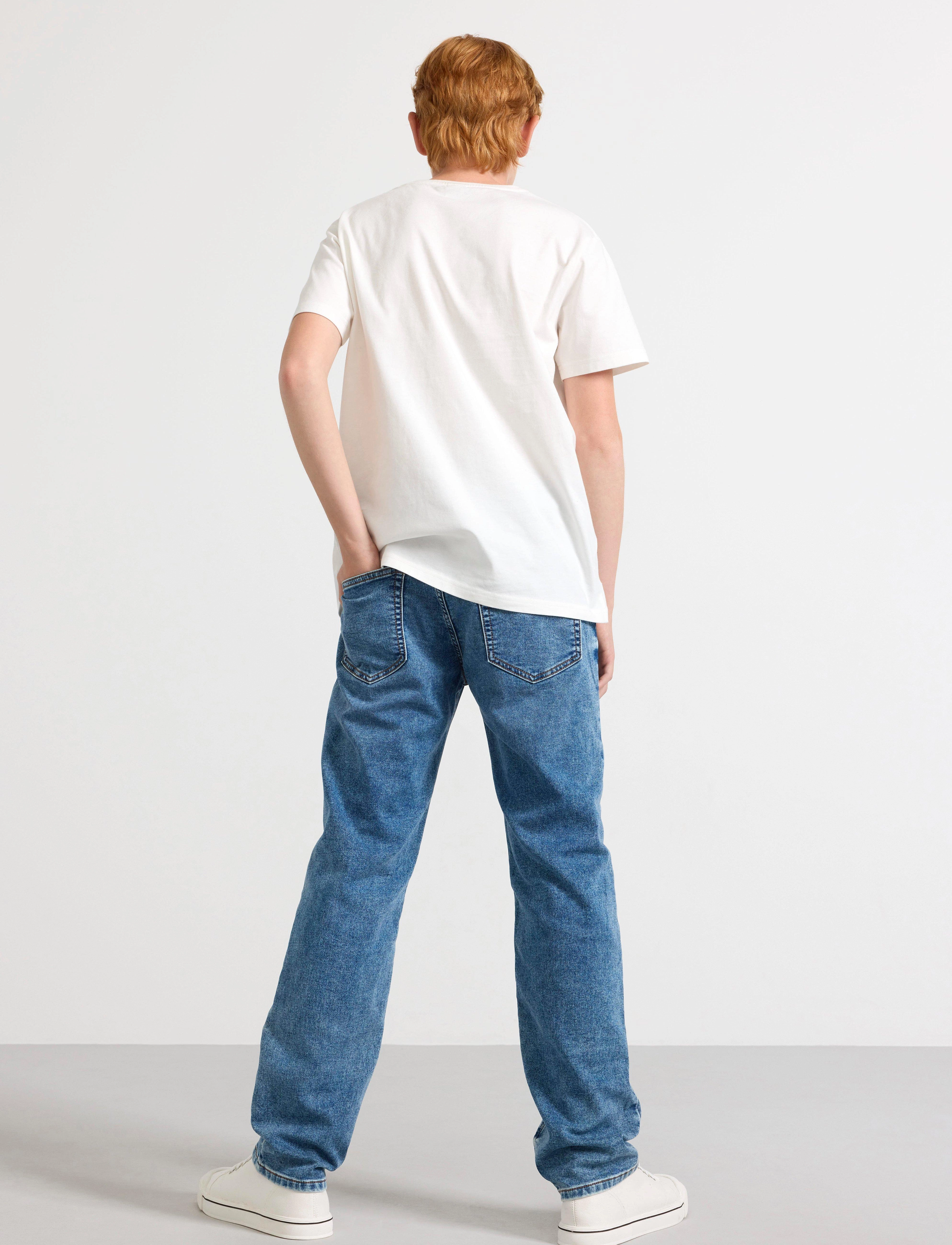 Lindex - STAFFAN Straight regular waist jersey jeans - regular jeans - denim - 3