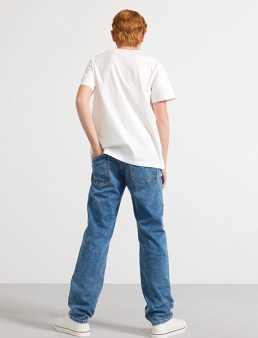 Lindex - STAFFAN Straight regular waist jersey jeans - regular jeans - denim - 3