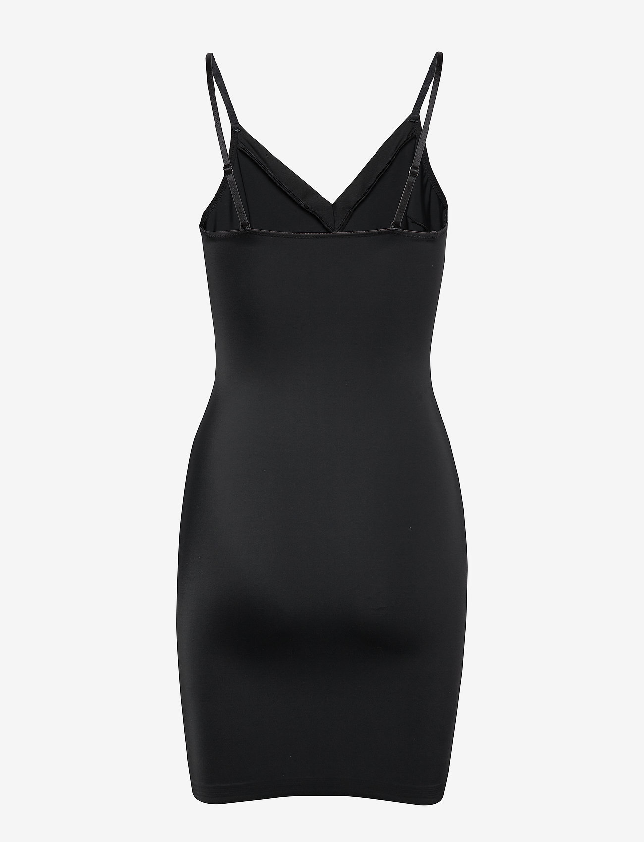 Lindex - Shapingdress Matt shiny light - black - 1