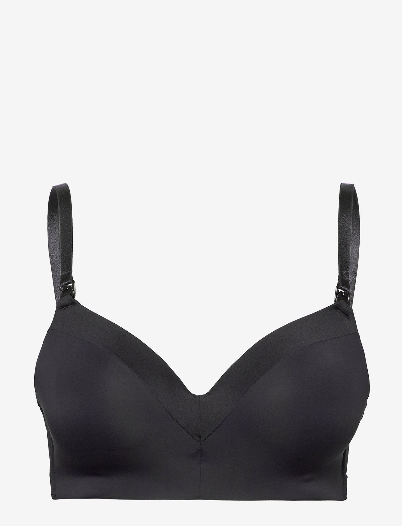 Lindex - Bra Nursing bra matt and shiny - pesu ja aluspesu - black - 1