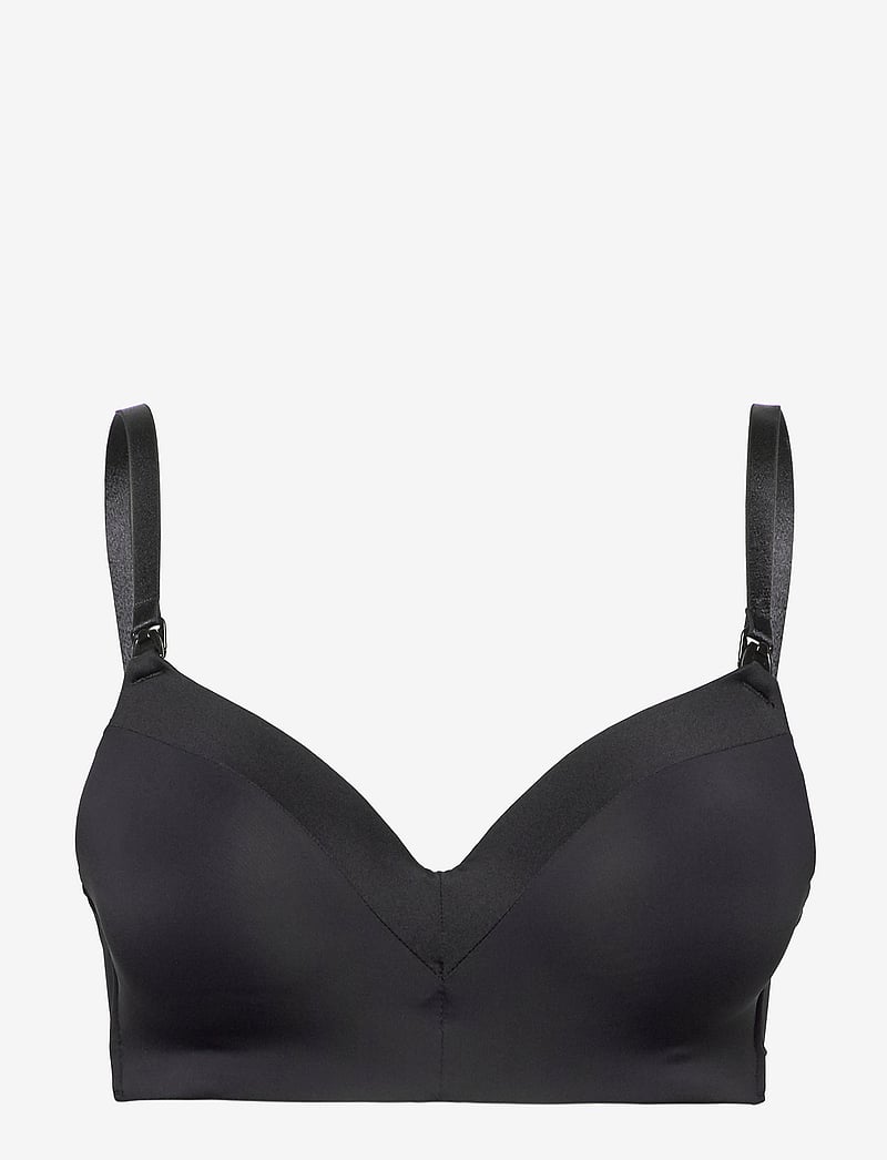 Lindex - Bra Nursing bra matt and shiny - pesu ja aluspesu - black - 1