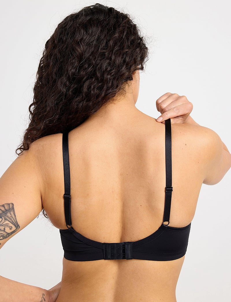 Lindex - Bra Nursing bra matt and shiny - pesu ja aluspesu - black - 3