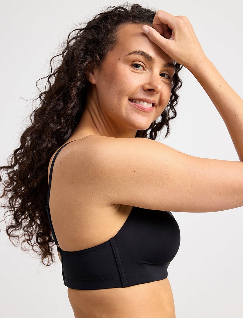 Lindex - Bra Nursing bra matt and shiny - pesu ja aluspesu - black - 4