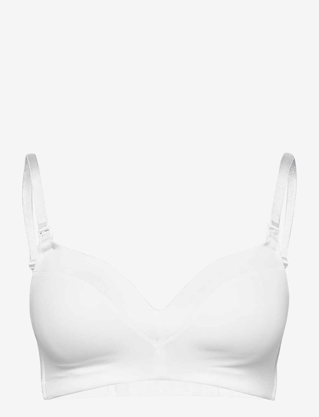 Lindex - Bra Nursing bra matt and shiny - underkläder - white - 1