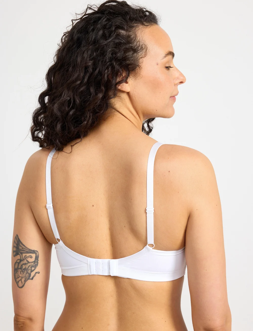 Lindex - Bra Nursing bra matt and shiny - underkläder - white - 3