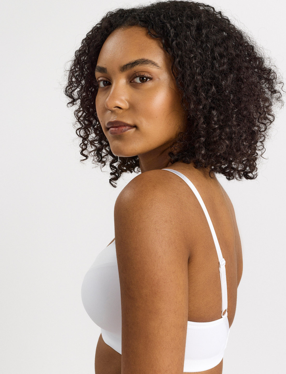 Lindex - Bra Nursing bra matt and shiny - underkläder - white - 4