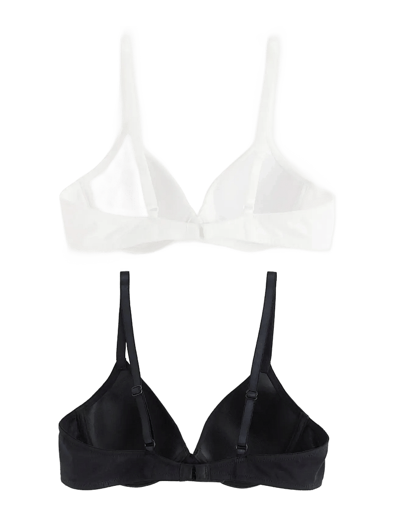 Lindex - Bra tshirt 2pack - t-shirt bh'er - white - 1