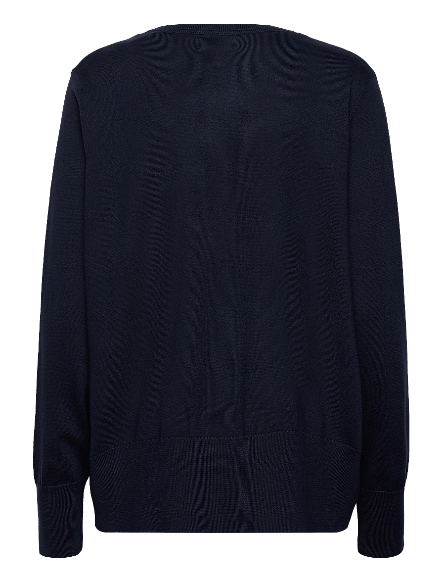 Lindex - Fine-knit Cardigan - koftor - navy - 2