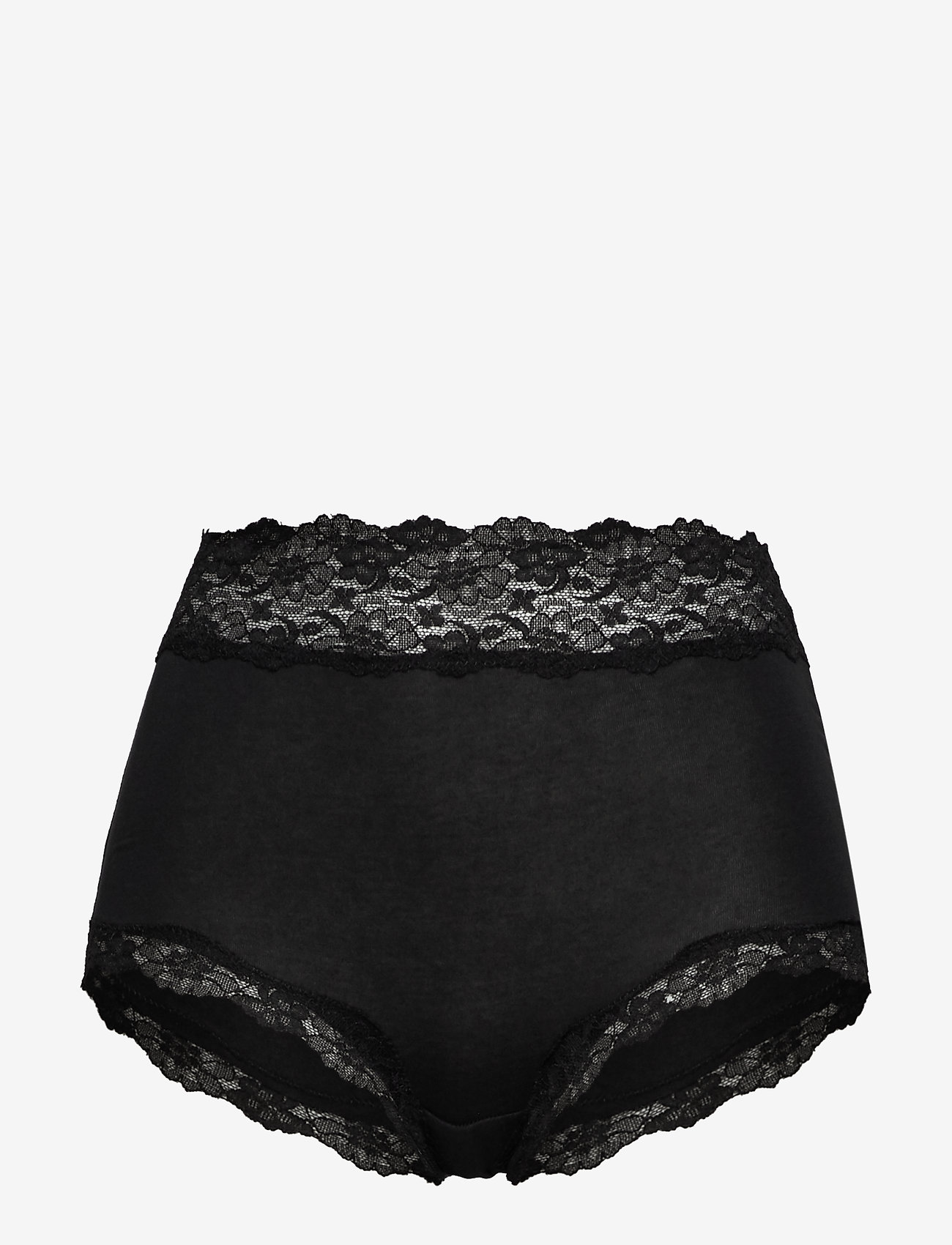 Lindex - Brief Pure lace Classic high - black - 0