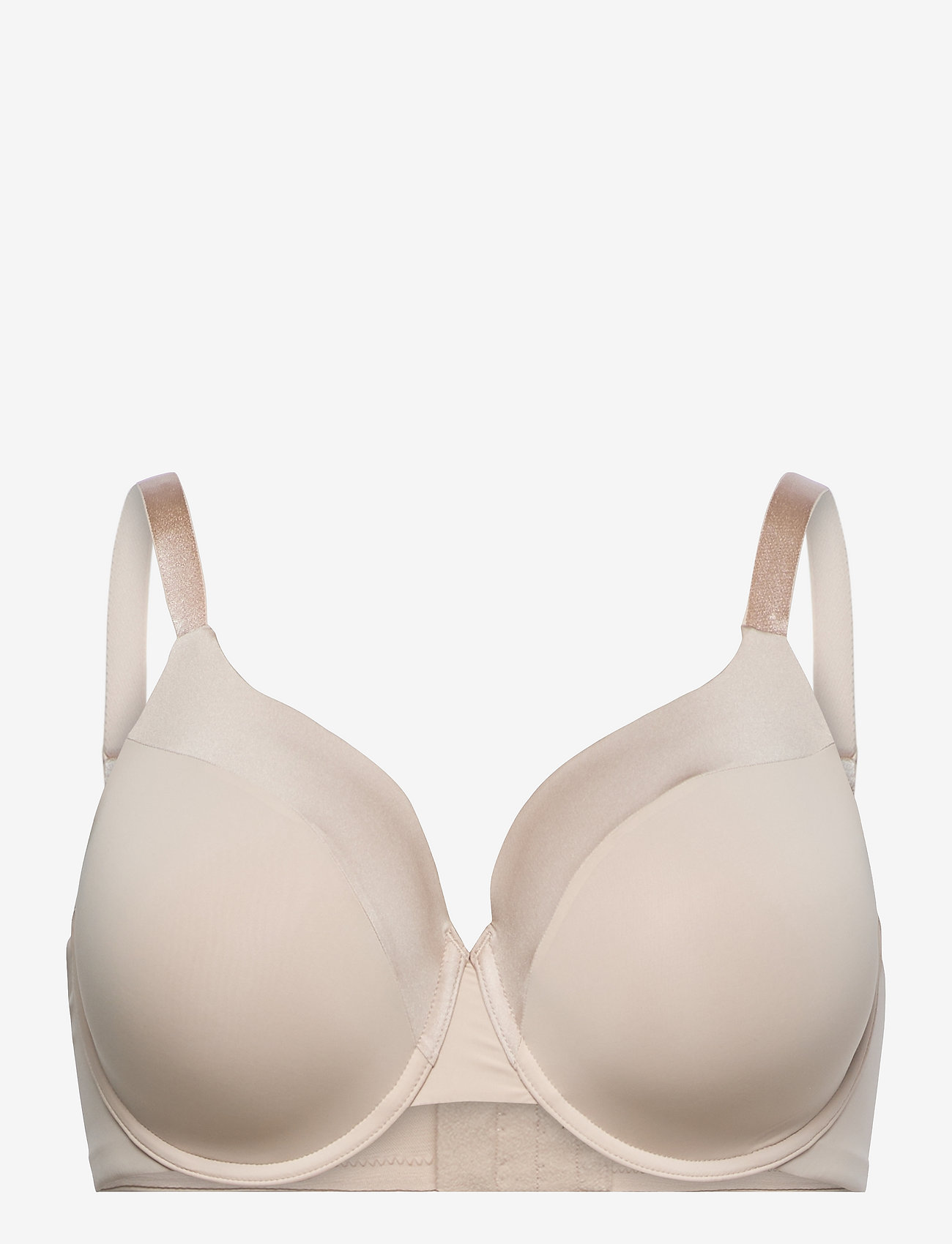 Lindex - Bra Dahlia matt shiny plus - vollschalen-bh - beige - 1