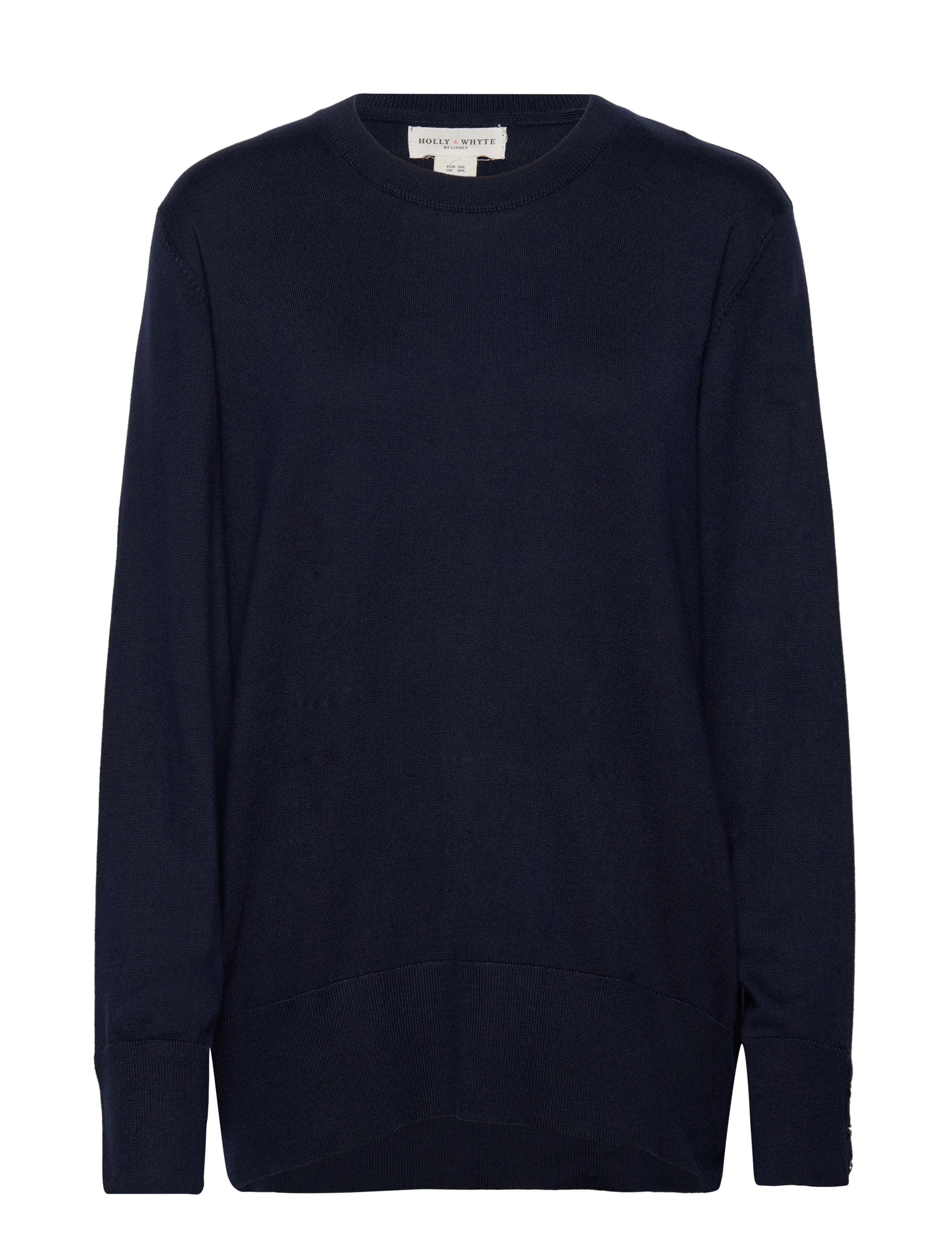 Lindex Fine-knit jumper - Põhirõivad - NAVY / navy