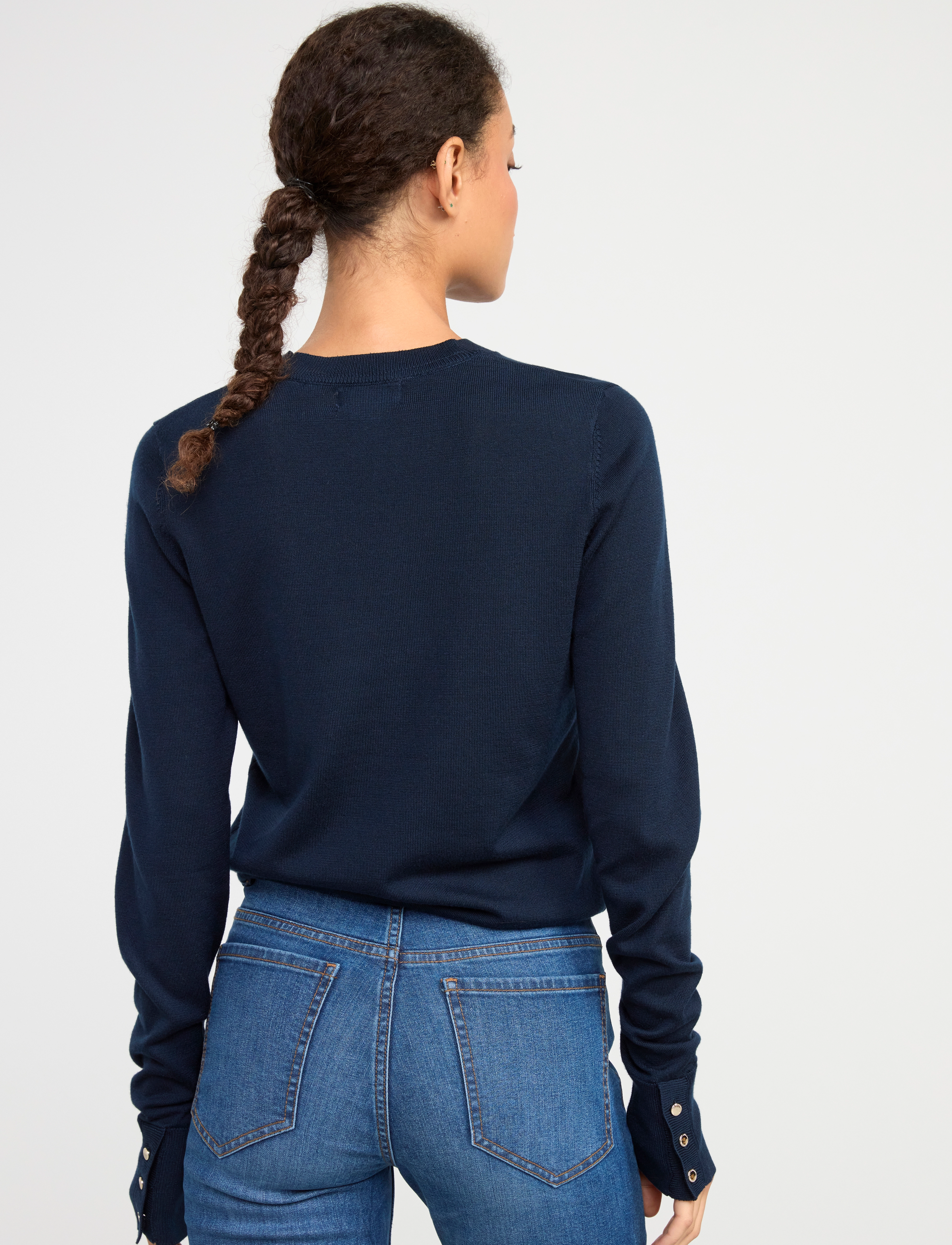 Lindex - Fine-knit jumper - pullover - navy - 5