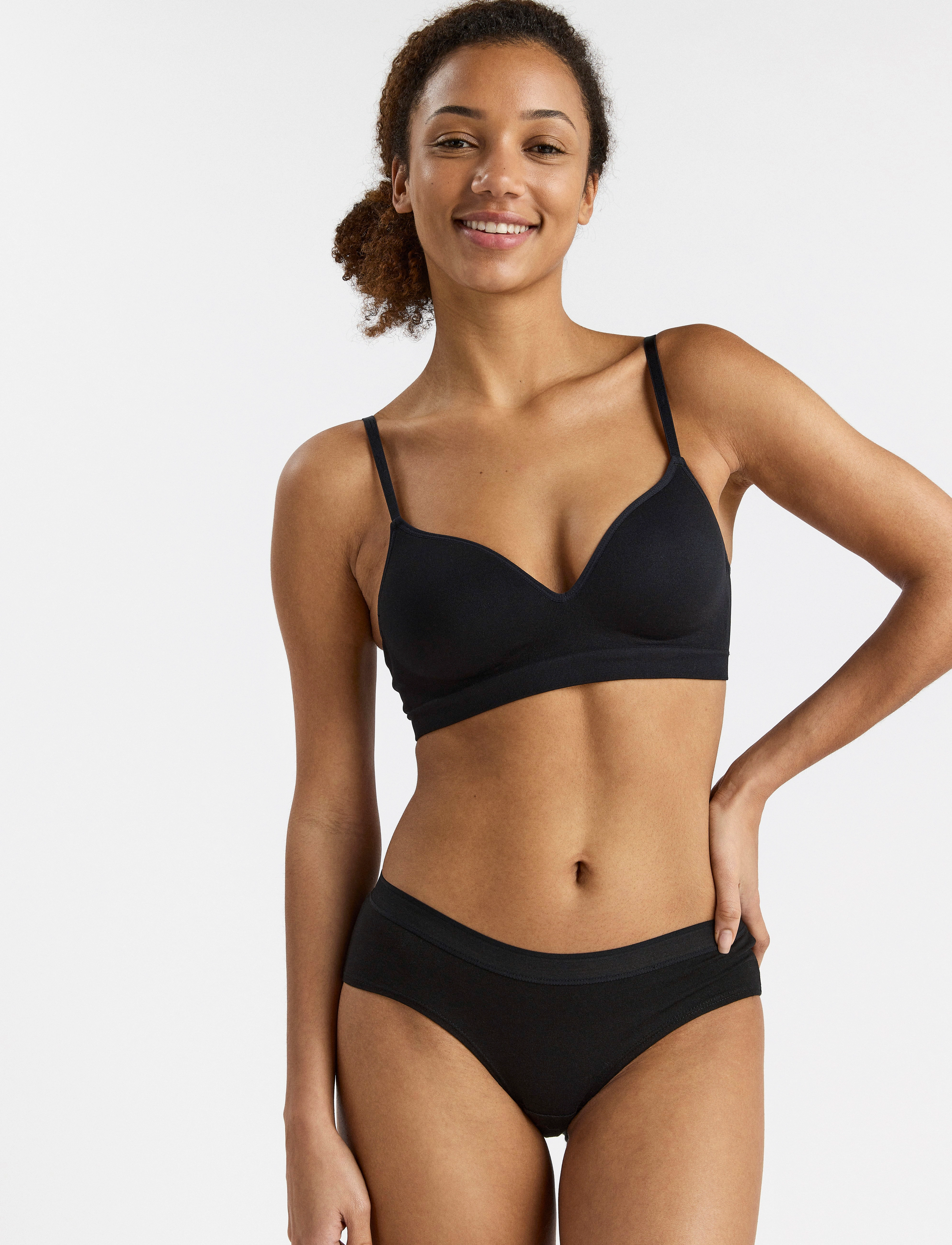 Lindex - Brief Carin Classic low - black - 3