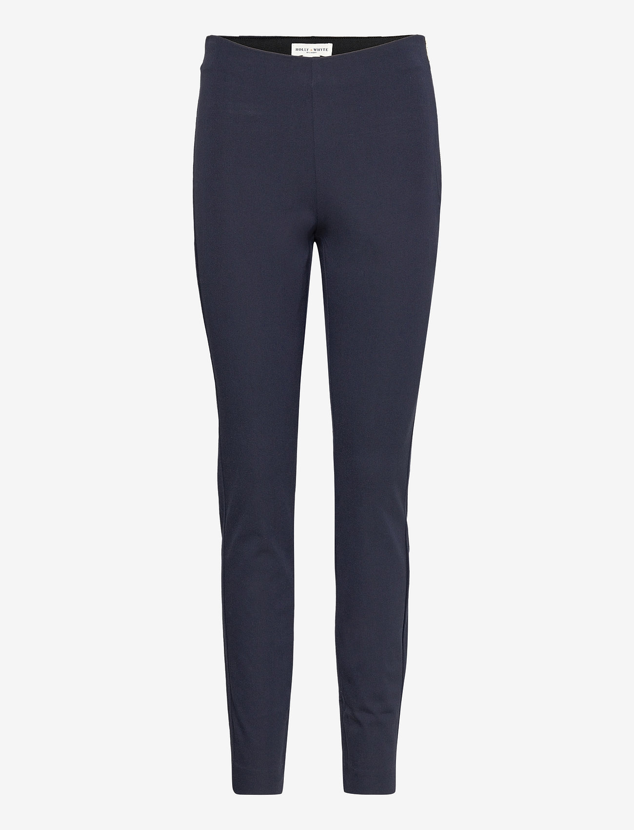 Lindex - Trousers Jonna - kitsa säärega püksid - dark navy - 1