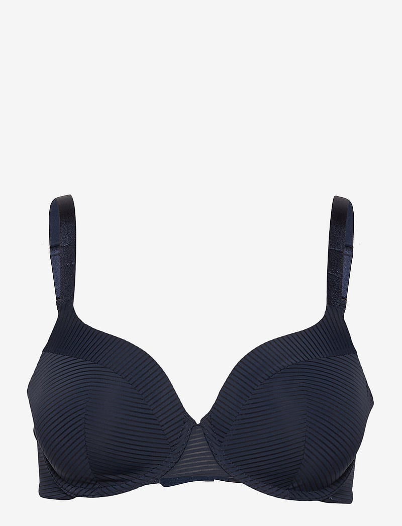 Lindex - Bra Dahlia Micro stripe - t-shirt bh:ar - navy - 1