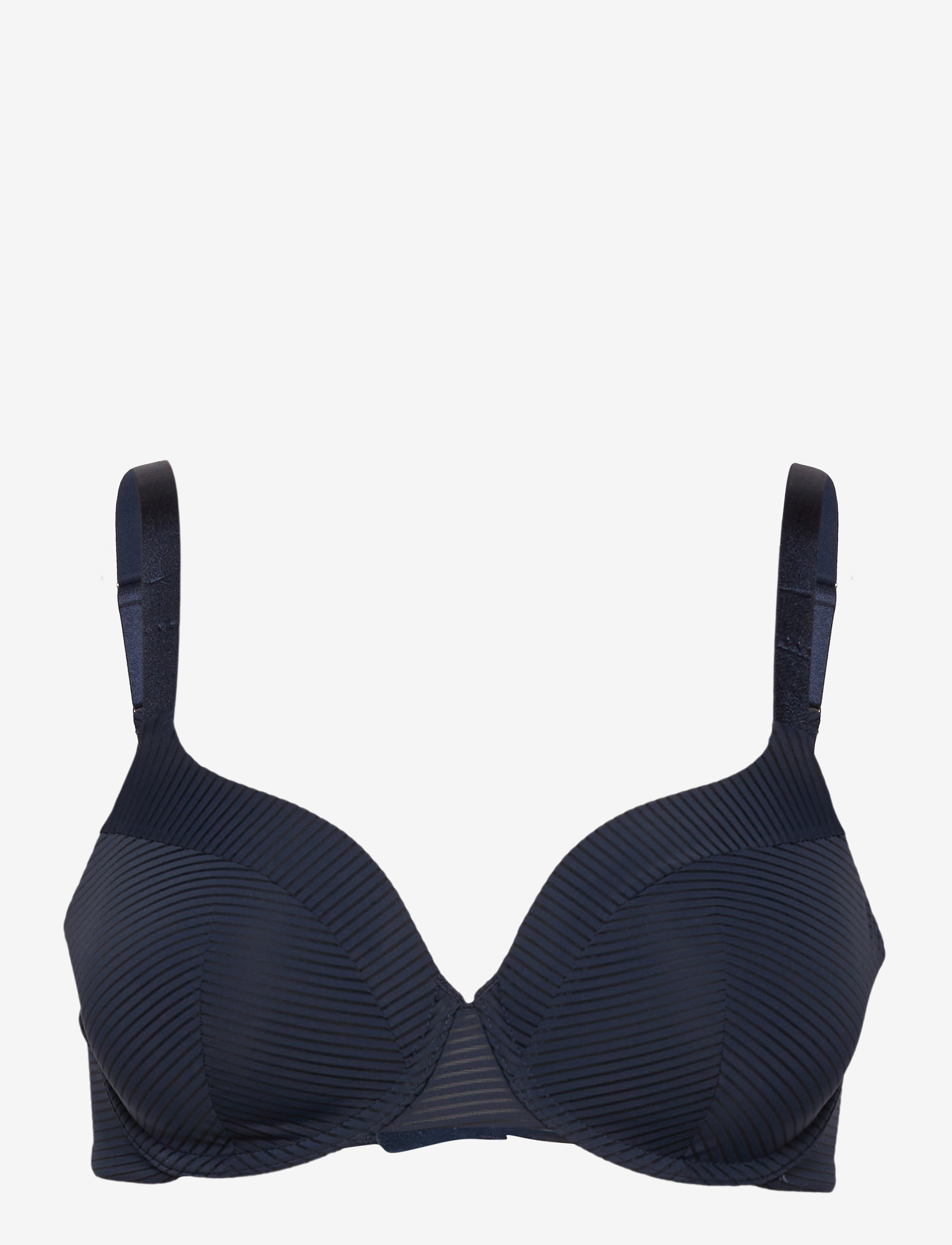 Lindex Bra Dahlia Micro stripe - BHs - NAVY / blue