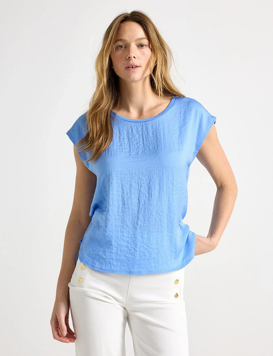 Lindex - Top - t-shirts - light blue - 0