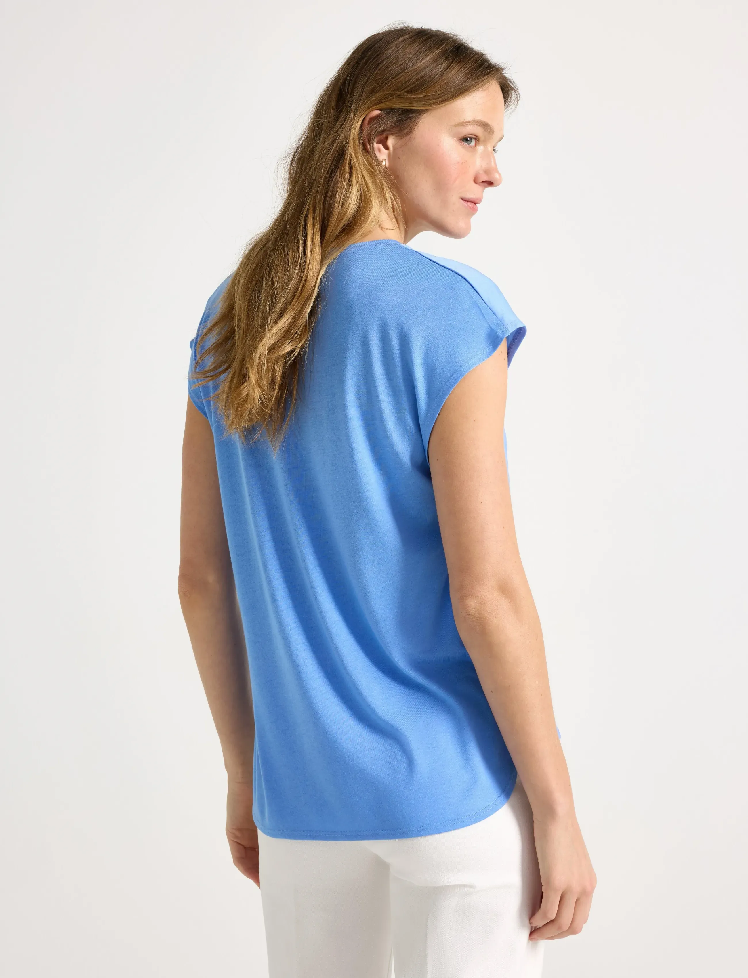 Lindex - Top Natalie - t-shirts - light blue - 3