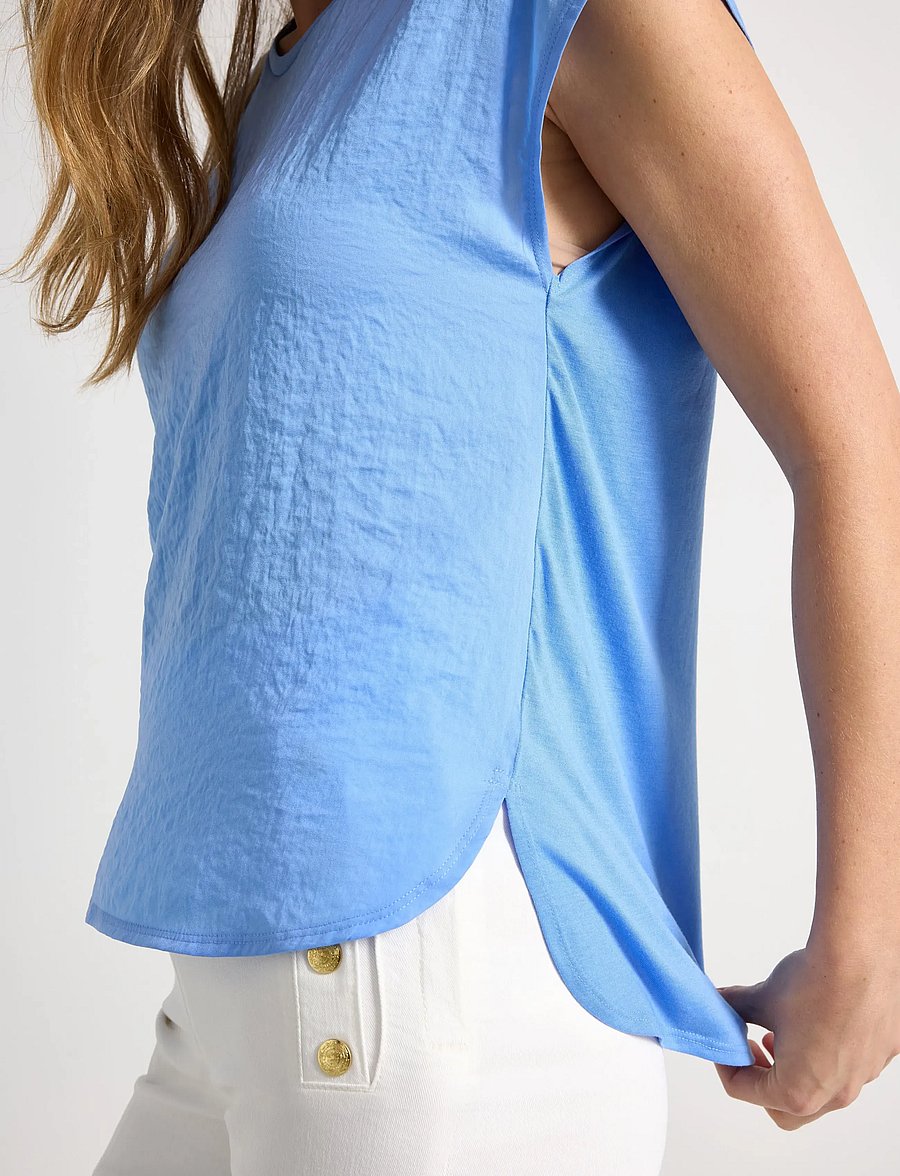Lindex - Top - t-shirts - light blue - 4
