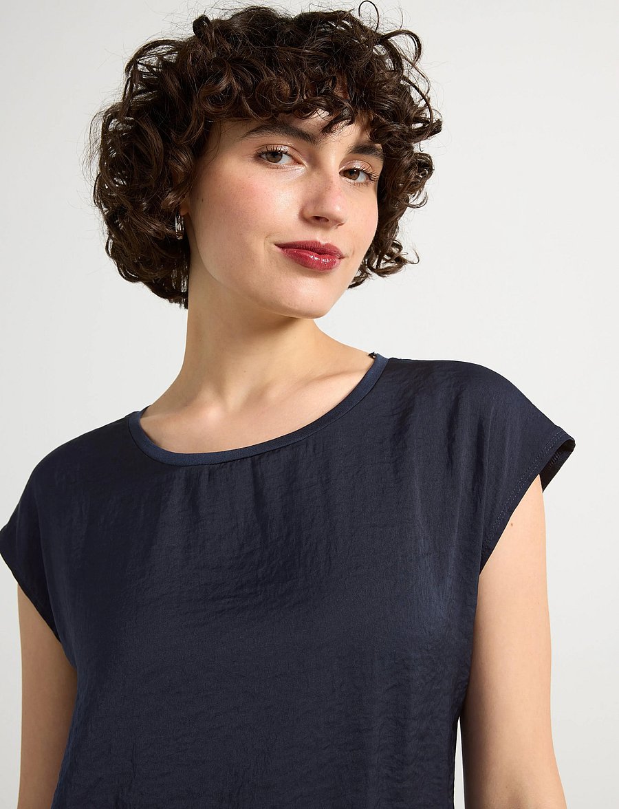 Lindex - Top - t-shirts - navy - 4