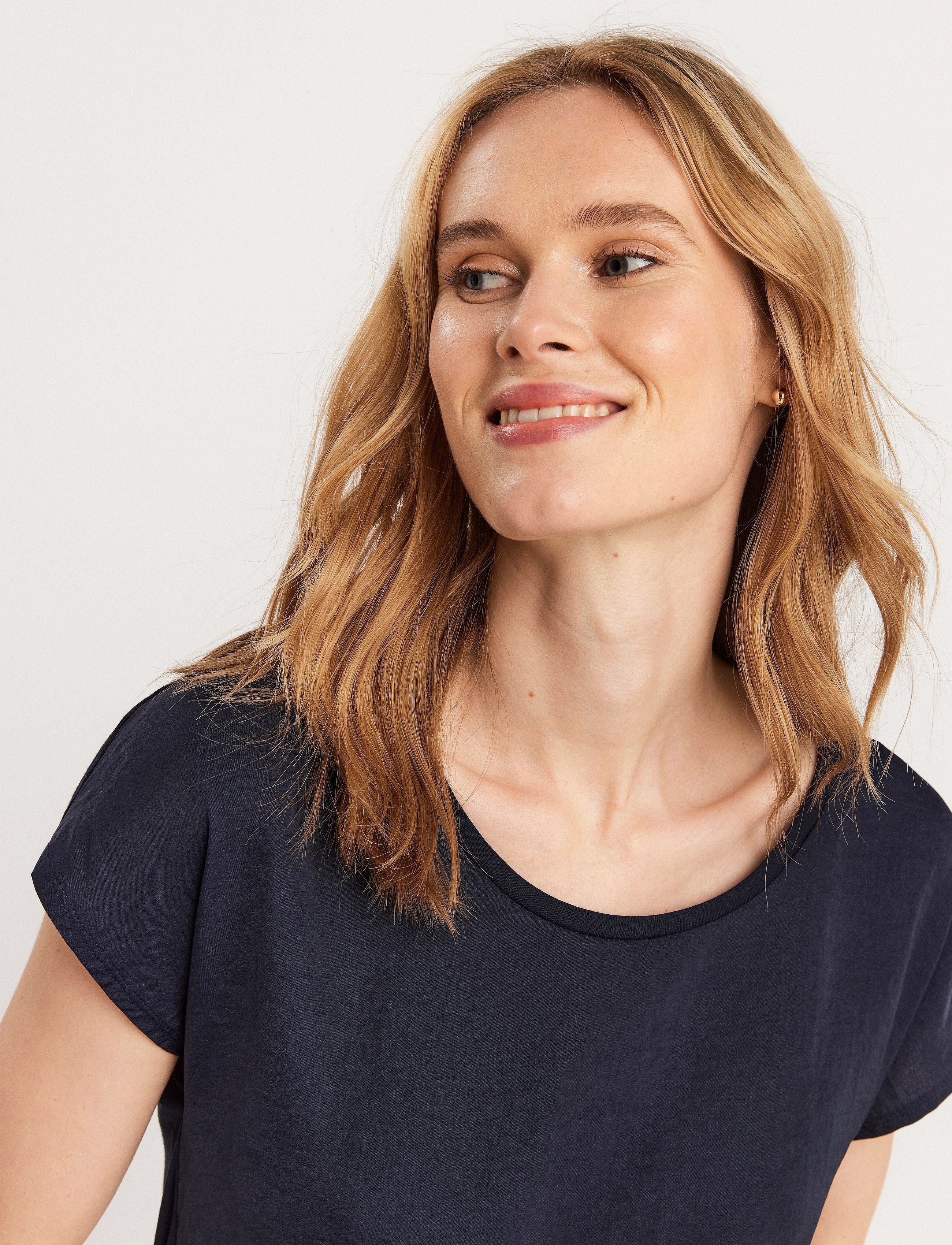 Lindex - Top Natalie - t-shirts - navy - 5