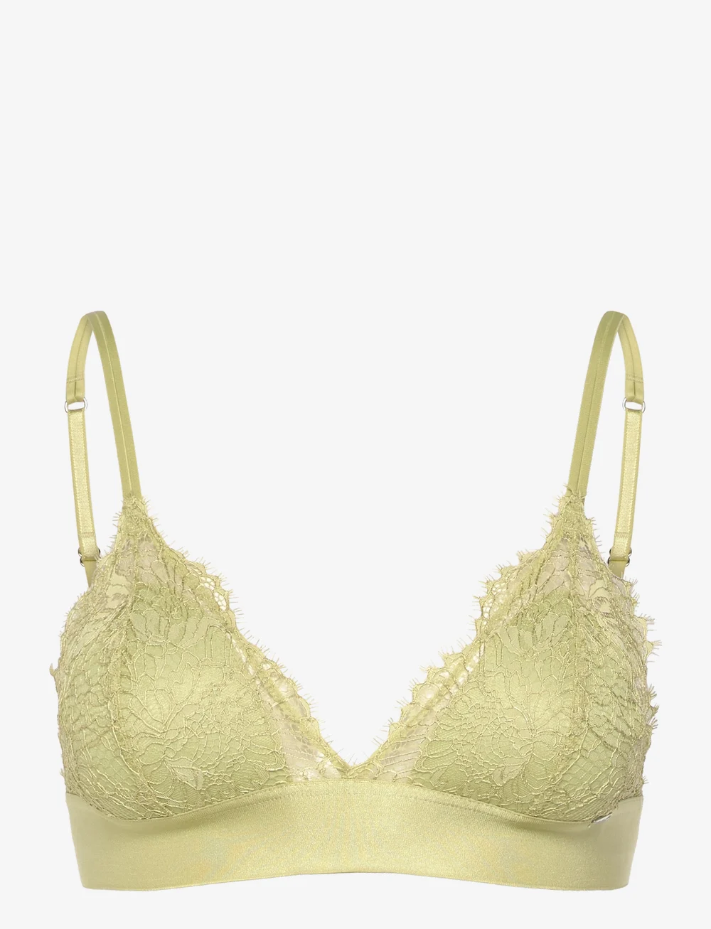 Lindex - Bra Nora Triangle bralette - bralette - light dusty green - 1