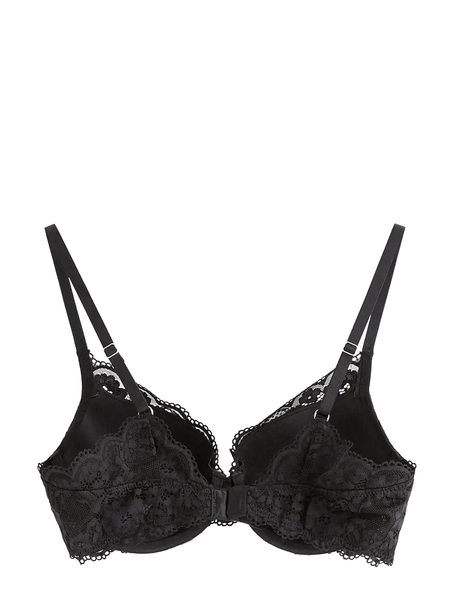Lindex - Bra Lilja Iris lace - t-shirt bhs - black - 2